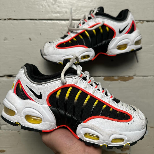 Nike Air Max Tailwind IV White Yellow Red and Black Crimson