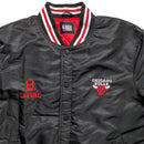 Chicago Bulls Lavine Number 8 Black Bomber Jacket (M)