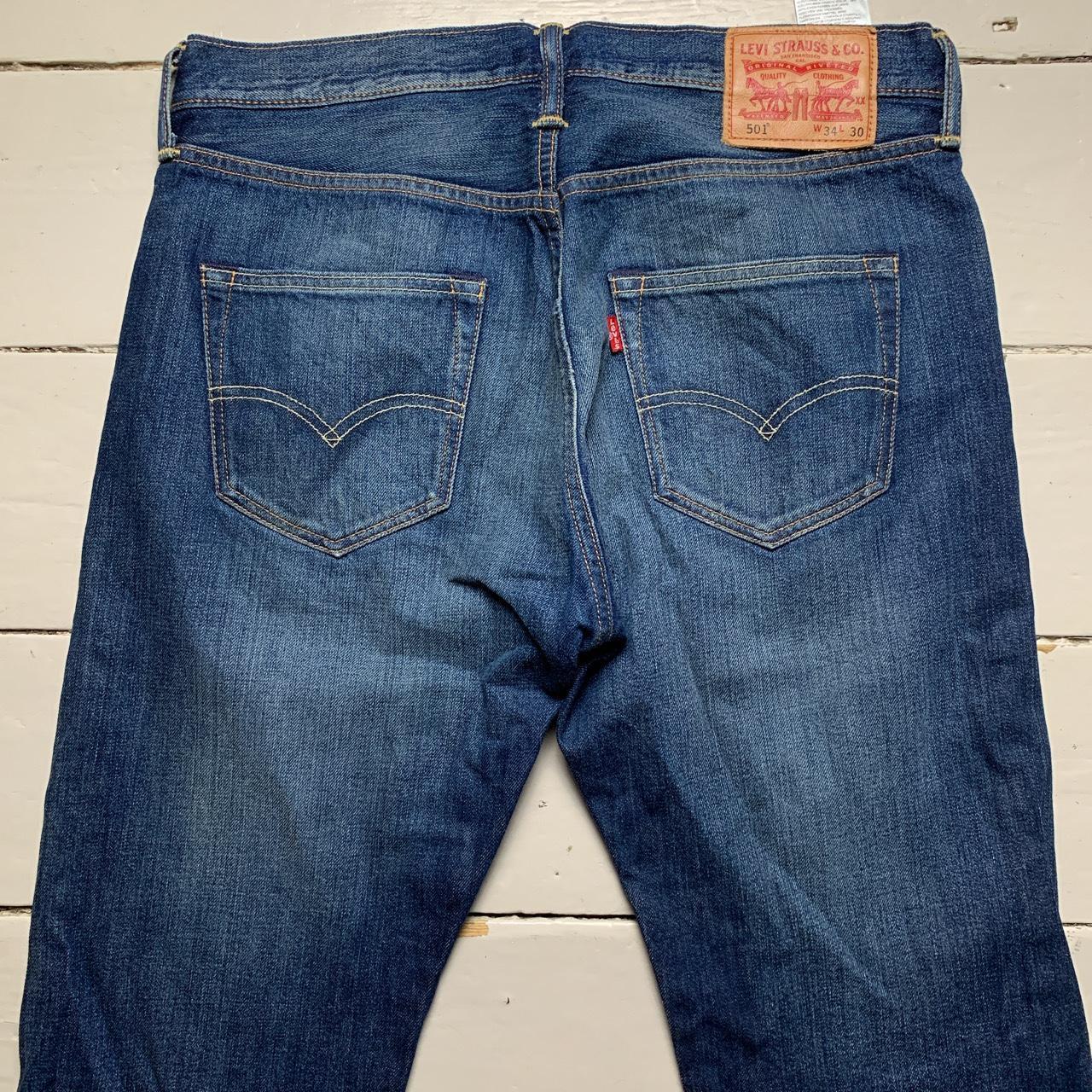 Levis 501 Navy Jeans