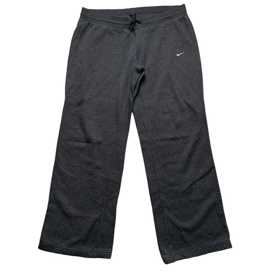 Nike Vintage Swoosh Athletic Department Baggy Joggers Grey and White (L)