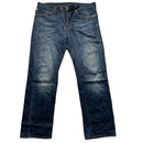 Levis 505 Dark Navy Stonewash Jeans (34W)