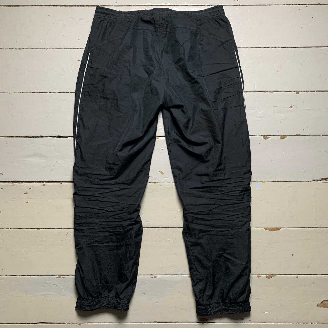 Nike Vintage Swoosh Baggy Shell Bottoms black and White