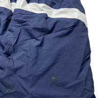 Umbro Vintage Navy and White Baggy Shell Track Pant Bottom (XL)