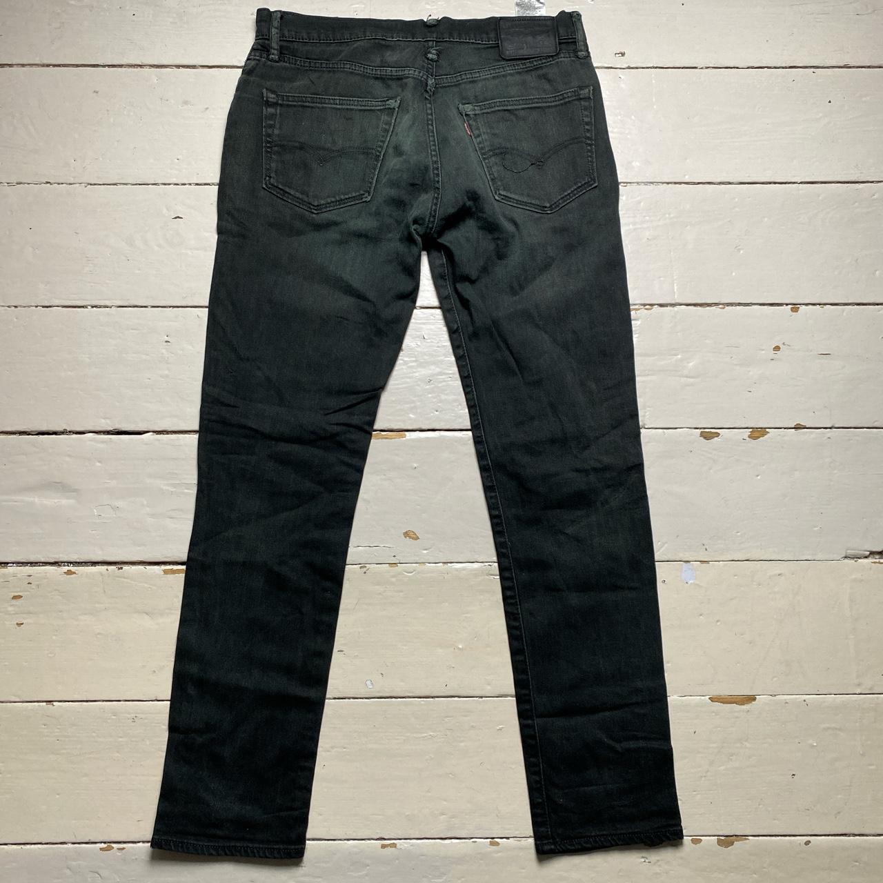 Levis 511 Black Distressed Jeans