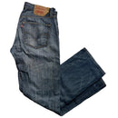 Levis 501 Baggy Vintage Stonewashed Grey Blue Jeans (34W)