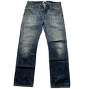 Levis 501 Baggy Vintage Stonewashed Grey Blue Jeans (34W)