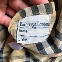 Burberry Burberrys Vintage Cream Trench Coat with Belt (L)