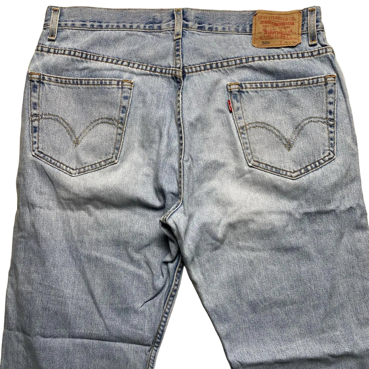 Levis 505 Light Blue Vintage Baggy Jeans (36W)