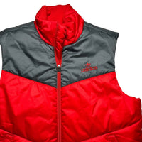 Adidas Originals Red and Grey Gilet Bodywarmer (M)