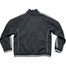 Nike Vintage Grey and White Swoosh Zip Jumper (M)