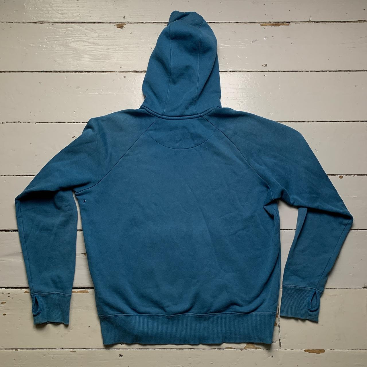 Nike Athletic Department Blue and Orange Vintage Hoodie