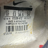 Nike Air Rift Navy Blue and White (UK 5.5)