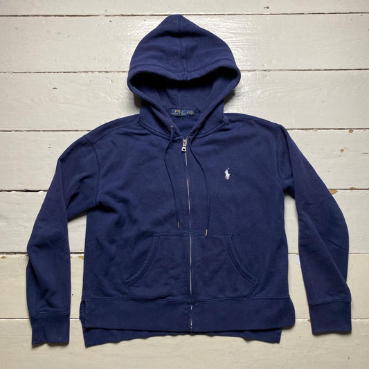 Polo Ralph Lauren Navy and White Hoodie