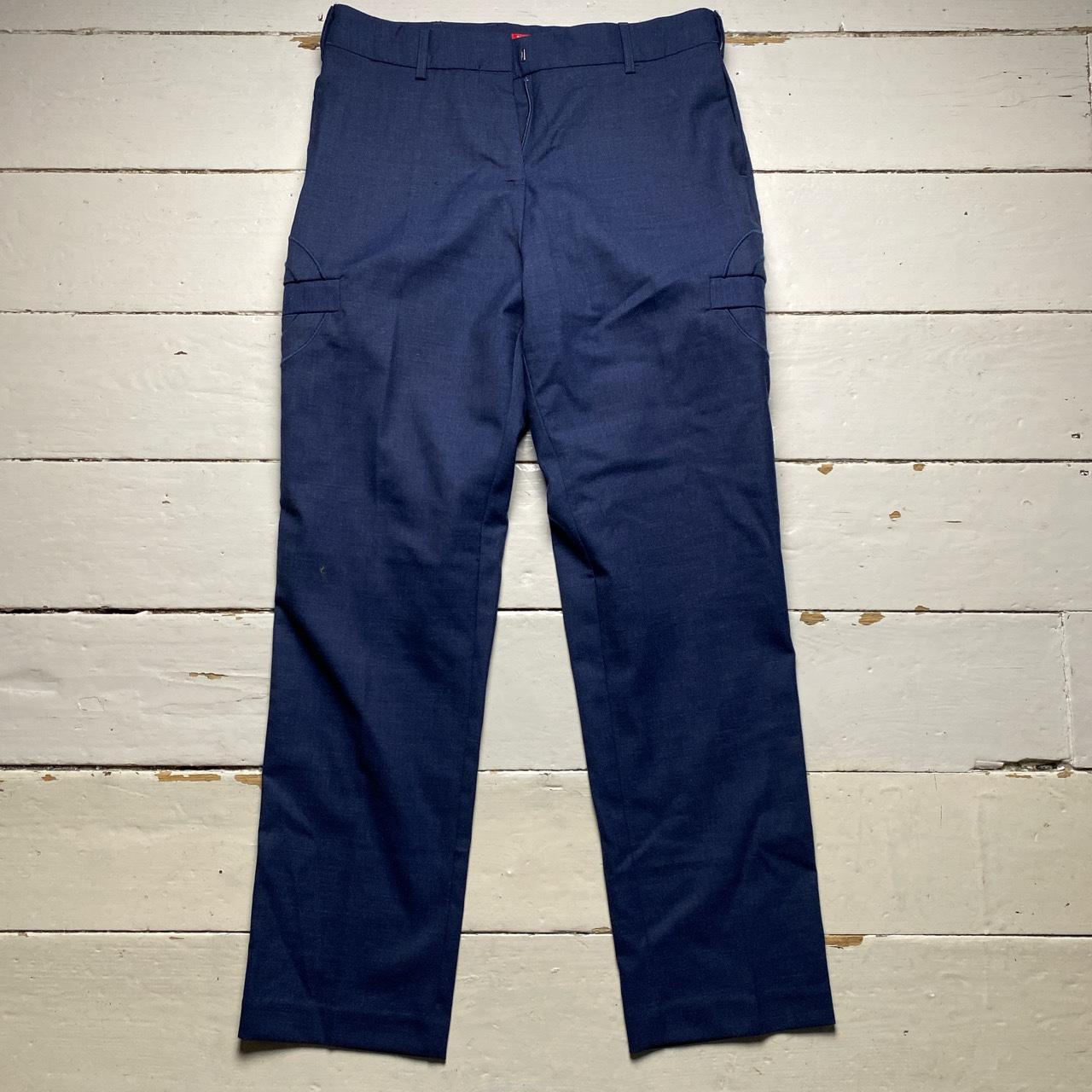 London Underground Navy Cargo Type Trousers