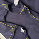 Arsenal Vintage 90’s Gunners Navy and Yellow Jumper (XS/XL)