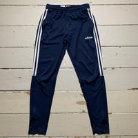 Adidas Climalite Navy and White Slim Track Pant Joggers