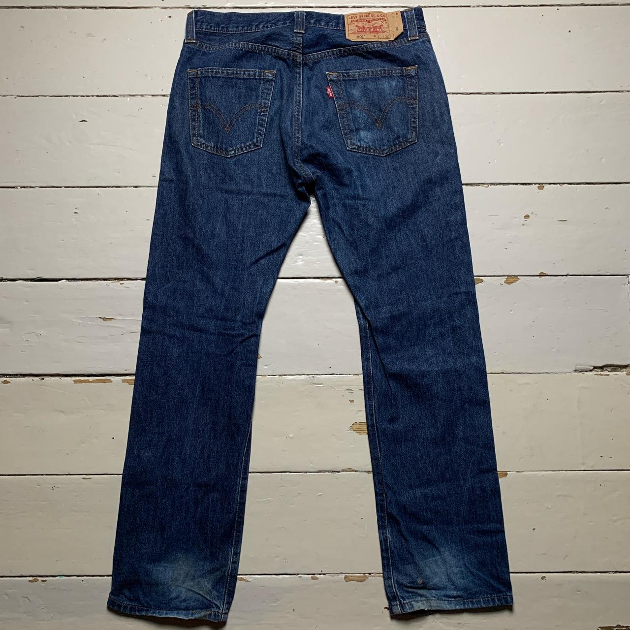 Levis 501 Vintage Navy Jeans