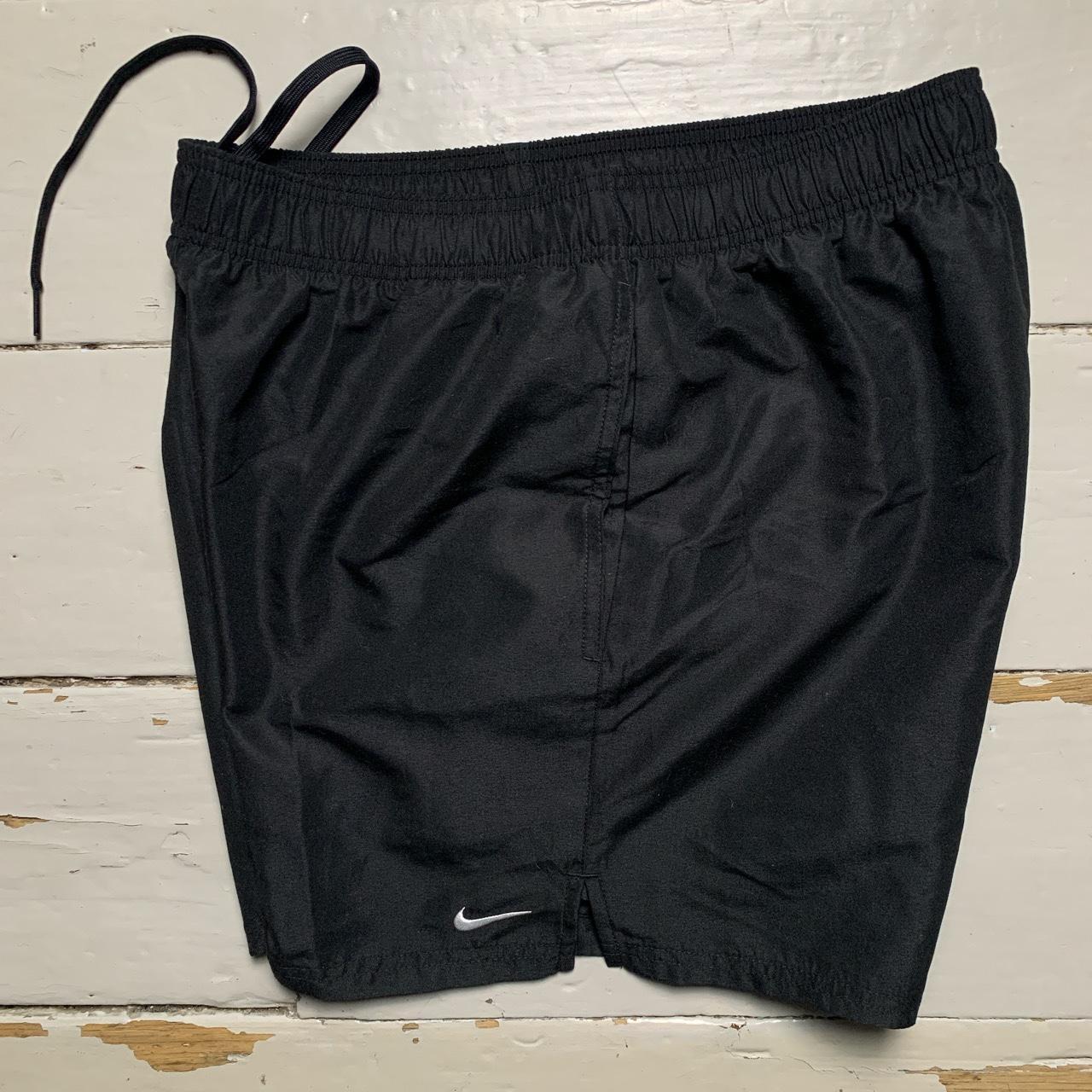 Nike Swoosh Black and White Shorts