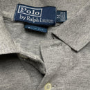 Polo Ralph Lauren Grey and Navy Short Sleeve Polo Shirt (M)