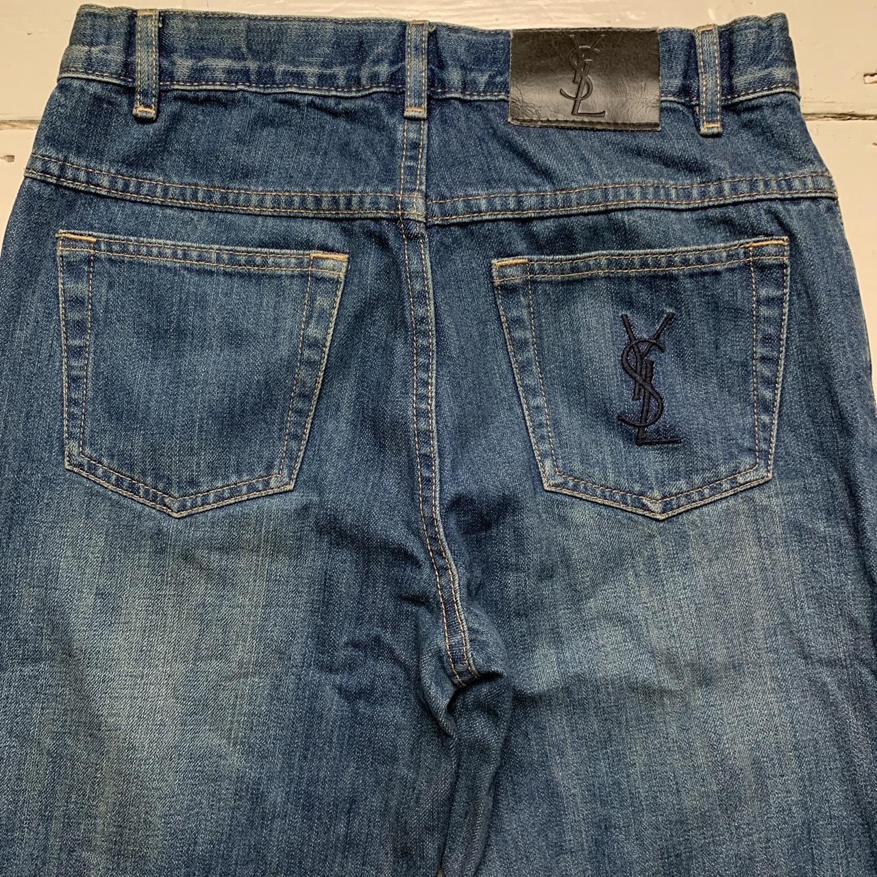 YSL Yves Saint Laurent Vintage Navy Jeans