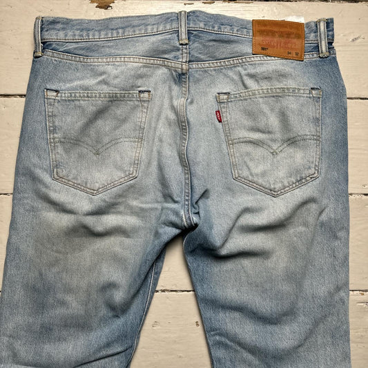 Levis Light Blue 501 Baggy Jeans