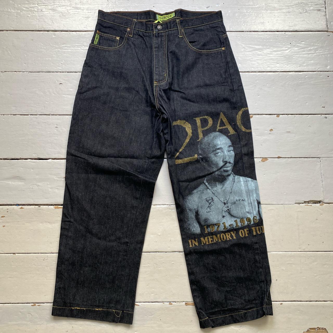 2Pac Tupac Shakur Vintage Hustla Baggy Jeans
