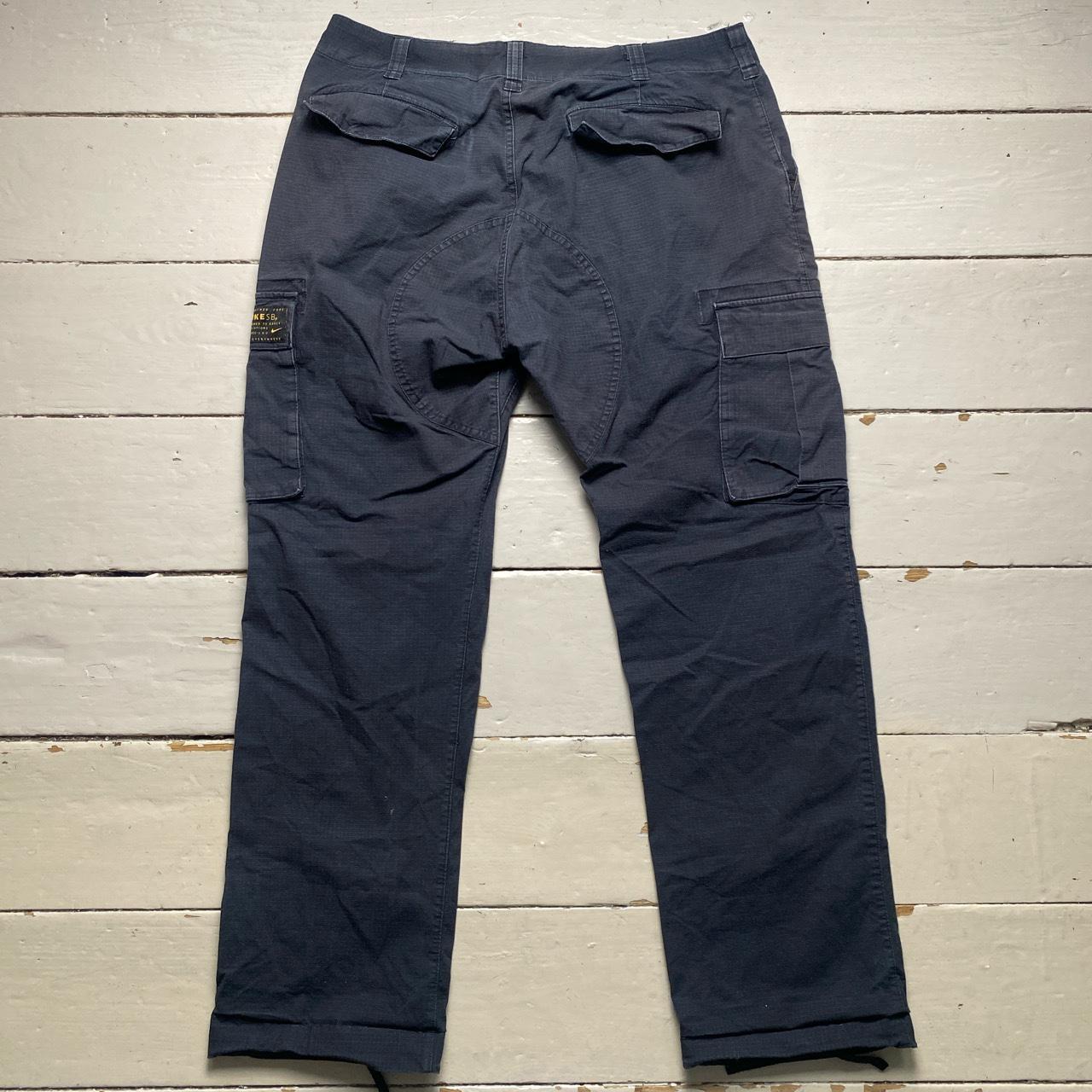 Nike SB Vintage Black Cargo Parachute Trousers