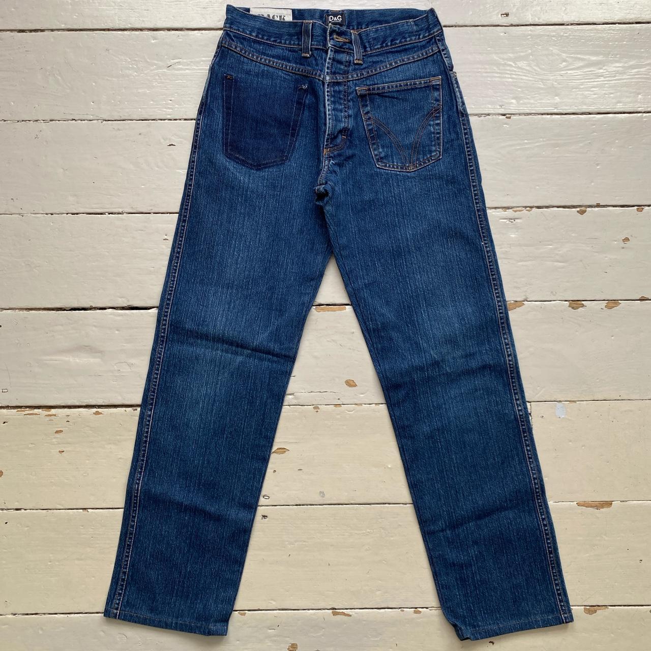 Dolce and Gabbana Vintage Backwards Reversed Jeans