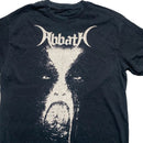 Abbath Goth Heavy Metal Grunge Black and White T Shirt (S)