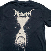 Abbath Goth Heavy Metal Grunge Black and White T Shirt (S)