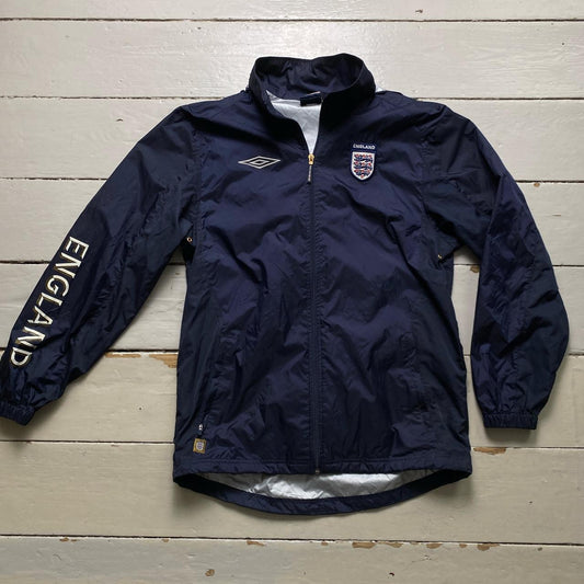 England Umbro Vintage Shell Windbreaker Rain Jacket