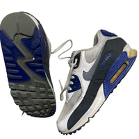 Nike Air Max 90 White Navy and Grey Vintage 2013 (UK 9)