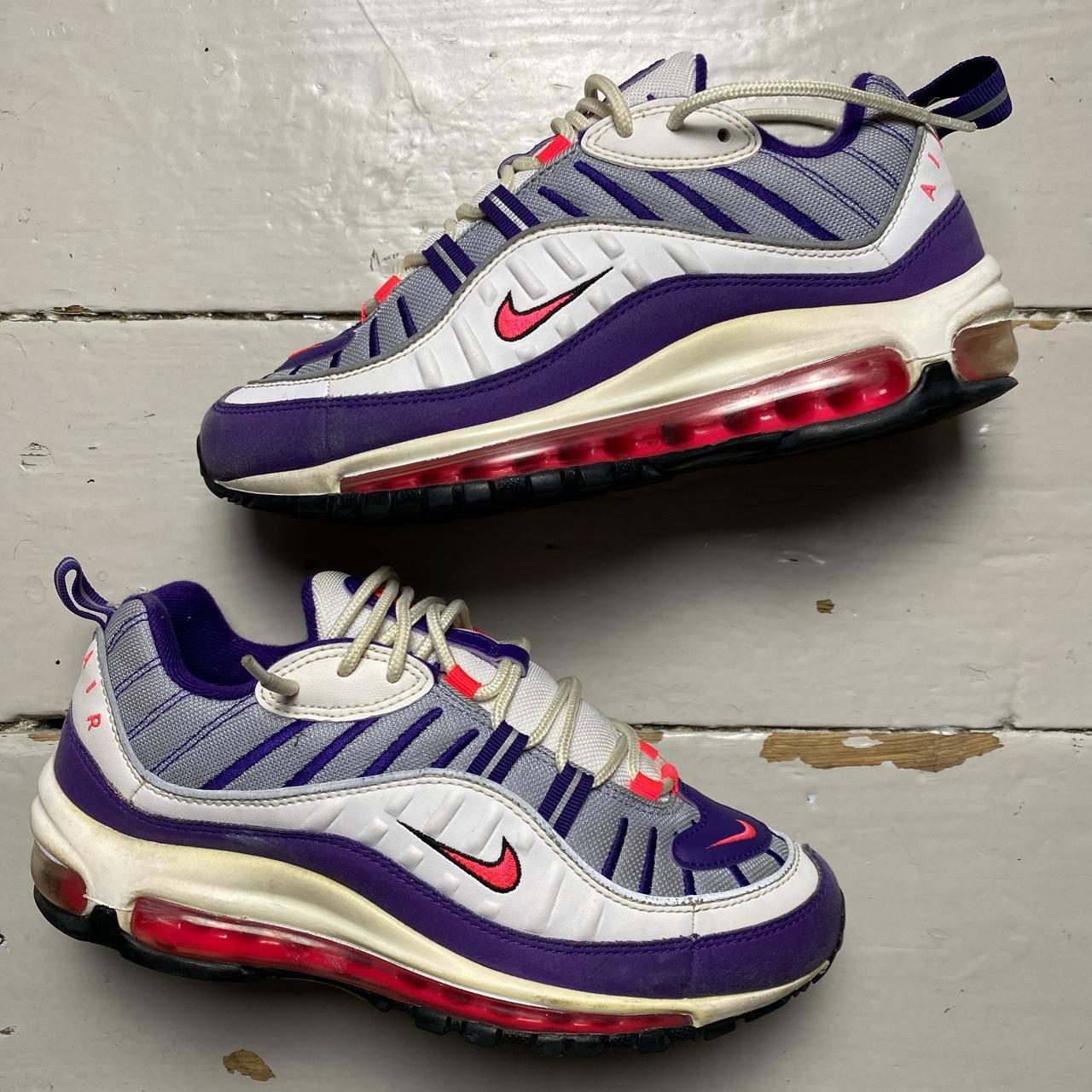 Air max 98 purple cheap and pink