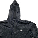Nike Black and White Swoosh Shell Windbreaker Tracksuit Jacket (L)