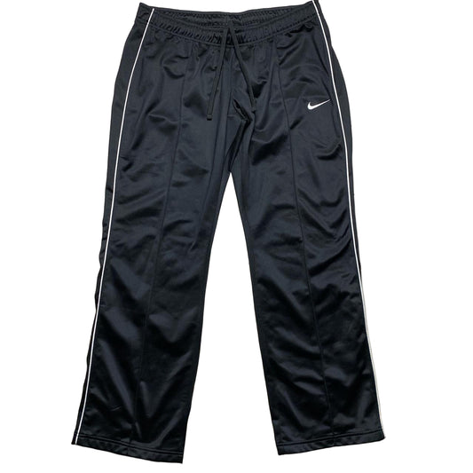 Nike Black and White Baggy Track Pants Joggers (XL)