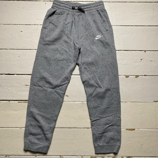 Nike Swoosh Grey and White Joggers