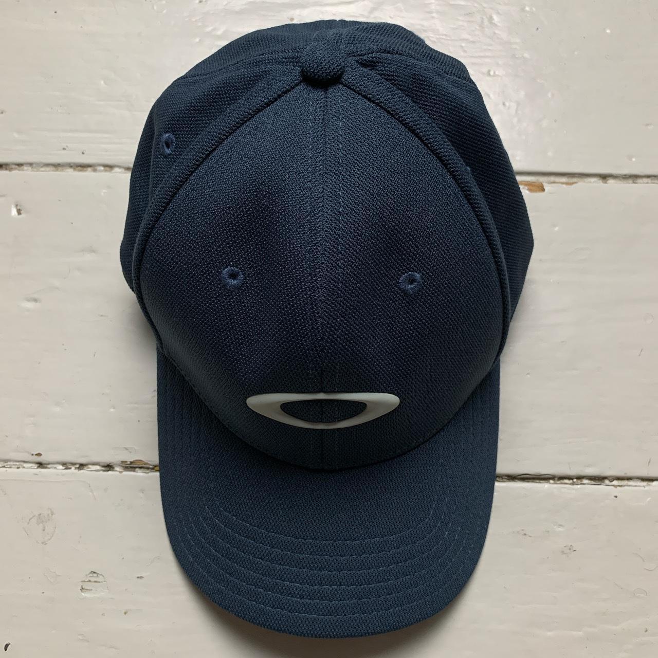 Oakley Navy and Grey Big O Fitted Cap