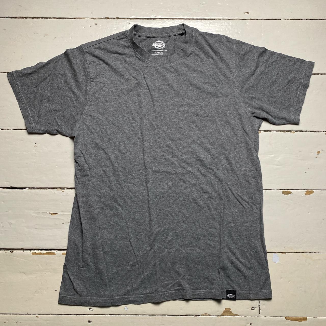 Dickies Grey and White T Shirt