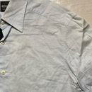 Hugo Boss Light Blue and Navy Short Sleeve Shirt (S)