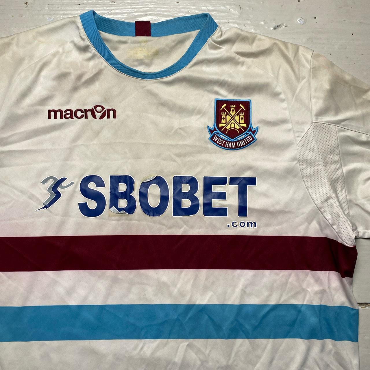 West Ham United Macron Vintage Football Jersey