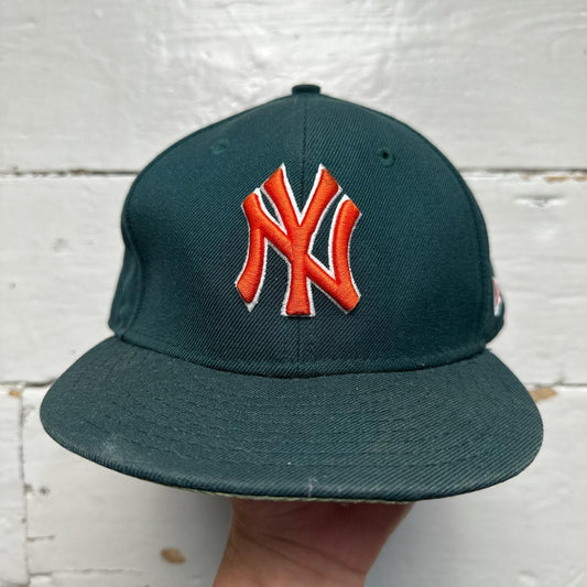 New York Yankees Green and Orange New Era Fitted Cap