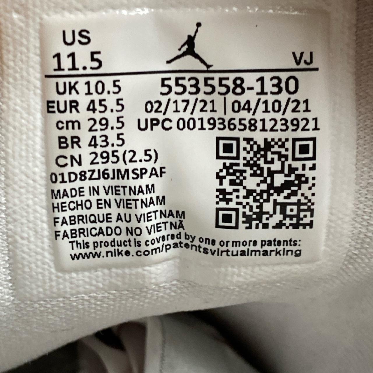 Jordan 1 Low White (UK 10.5)