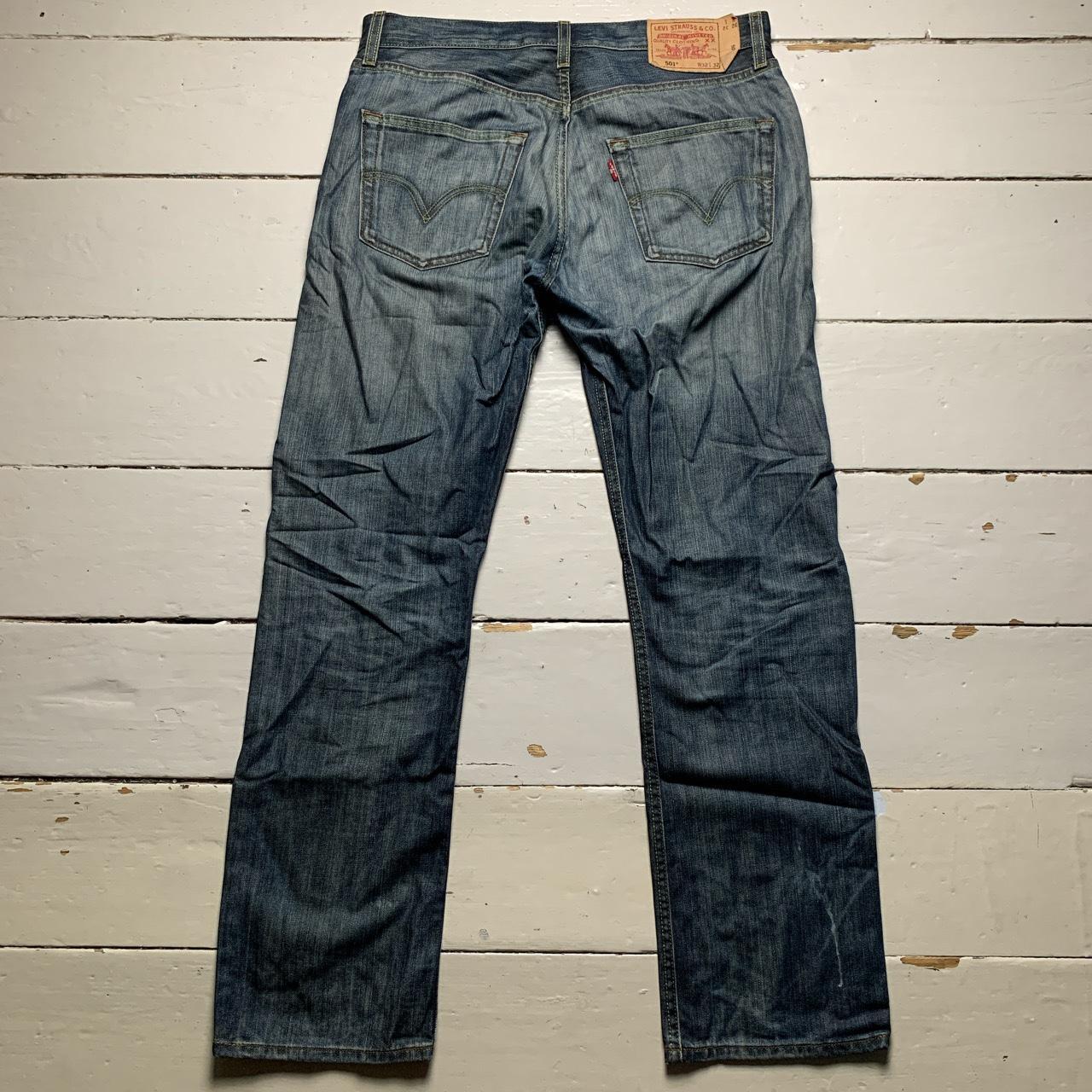 Levis Stonewashed Blue Grey Jeans