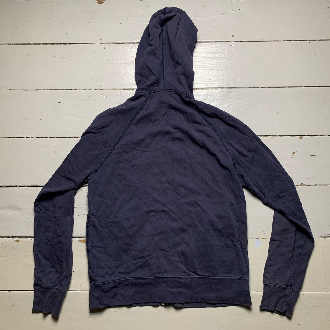 Nike Vintage Track and Field Navy and Orange Hoodie