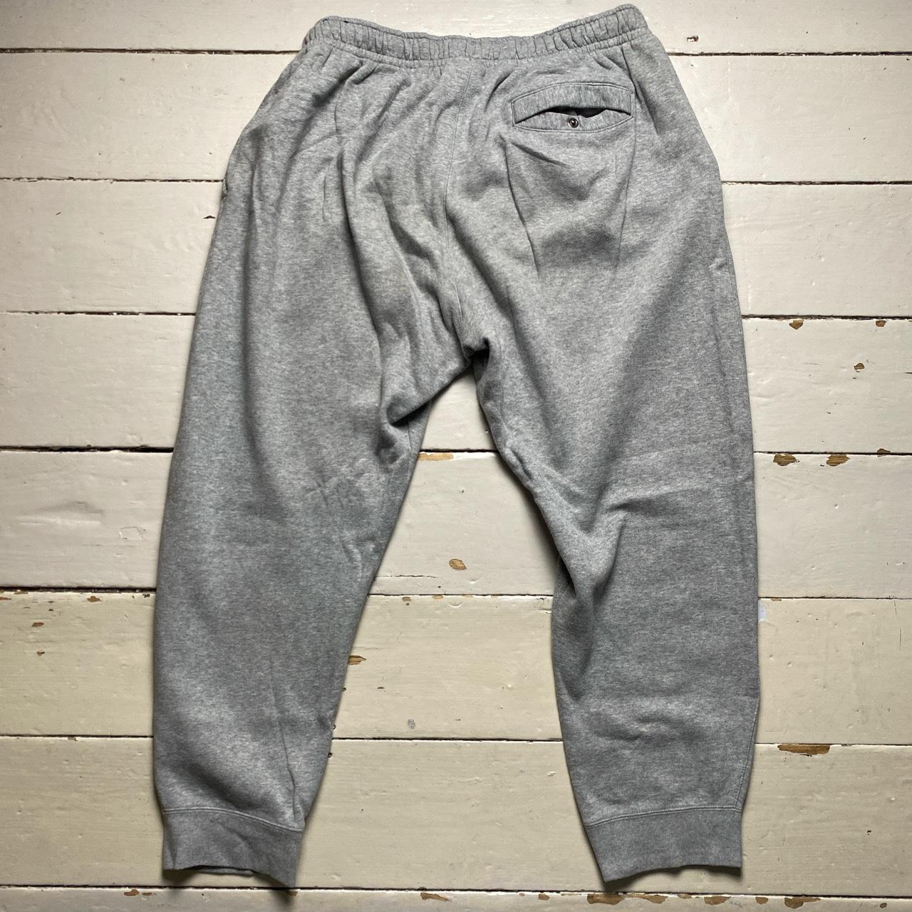 Nike Swoosh Grey and White Baggy Joggers