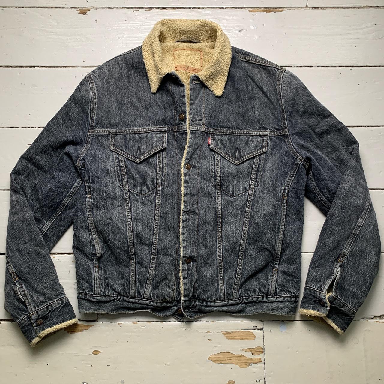 Levis 71550-04 Vintage Grey Sherpa Denim Jacket