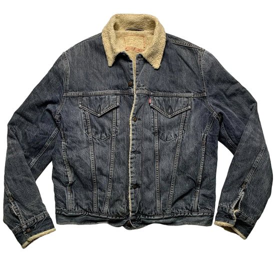 Levis 71550-04 Vintage Grey Sherpa Denim Jacket (XL)