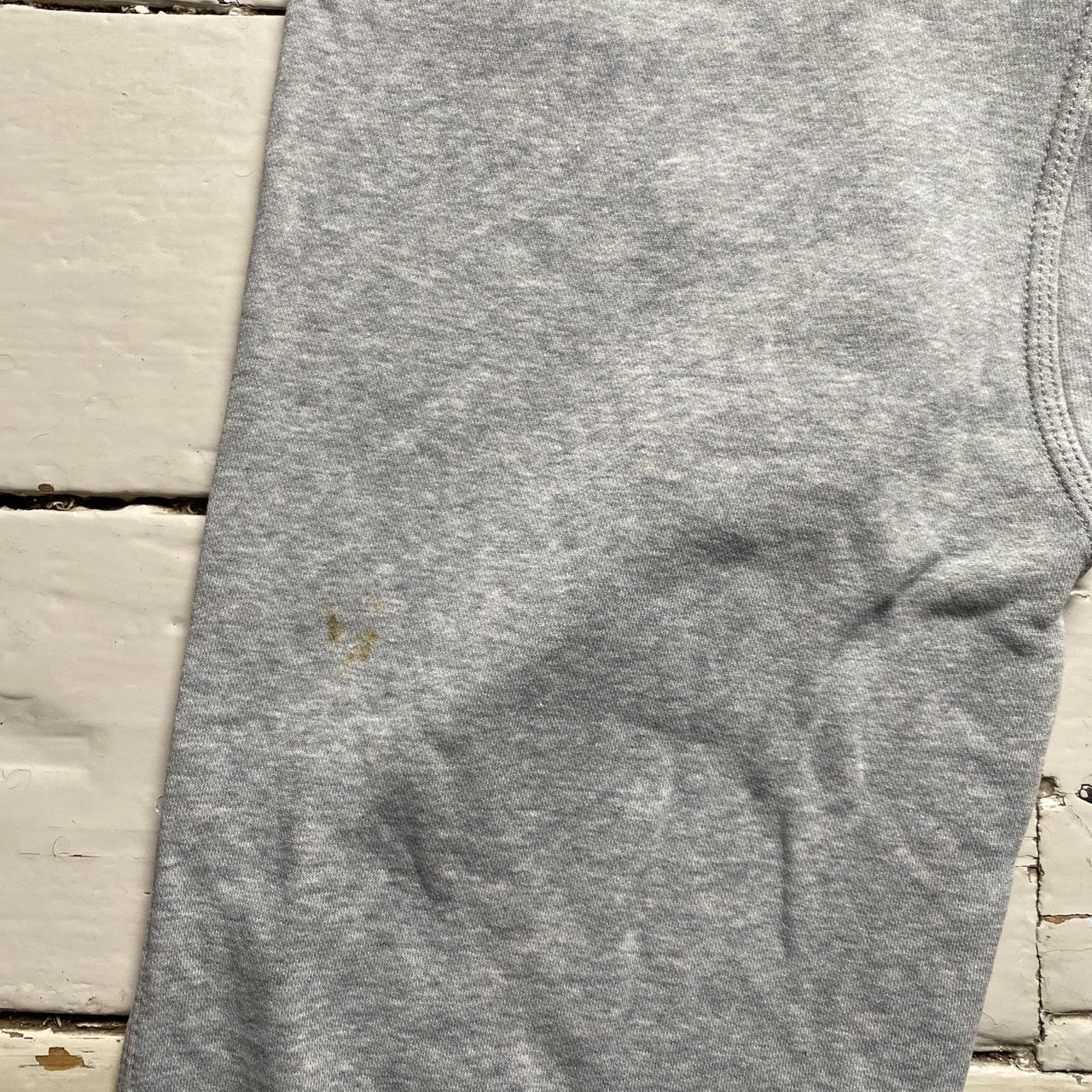 Nike Swoosh Heather Grey and White Baggy Joggers