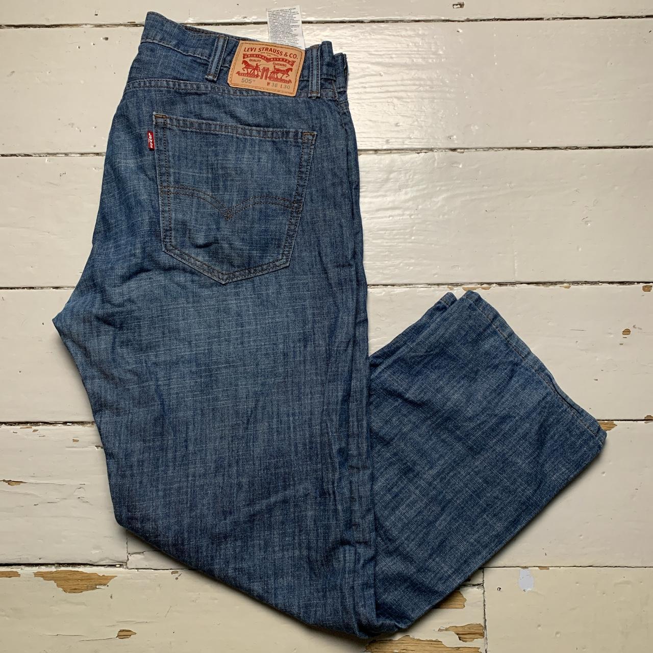 Levis 505 Baggy Navy Blue Jeans