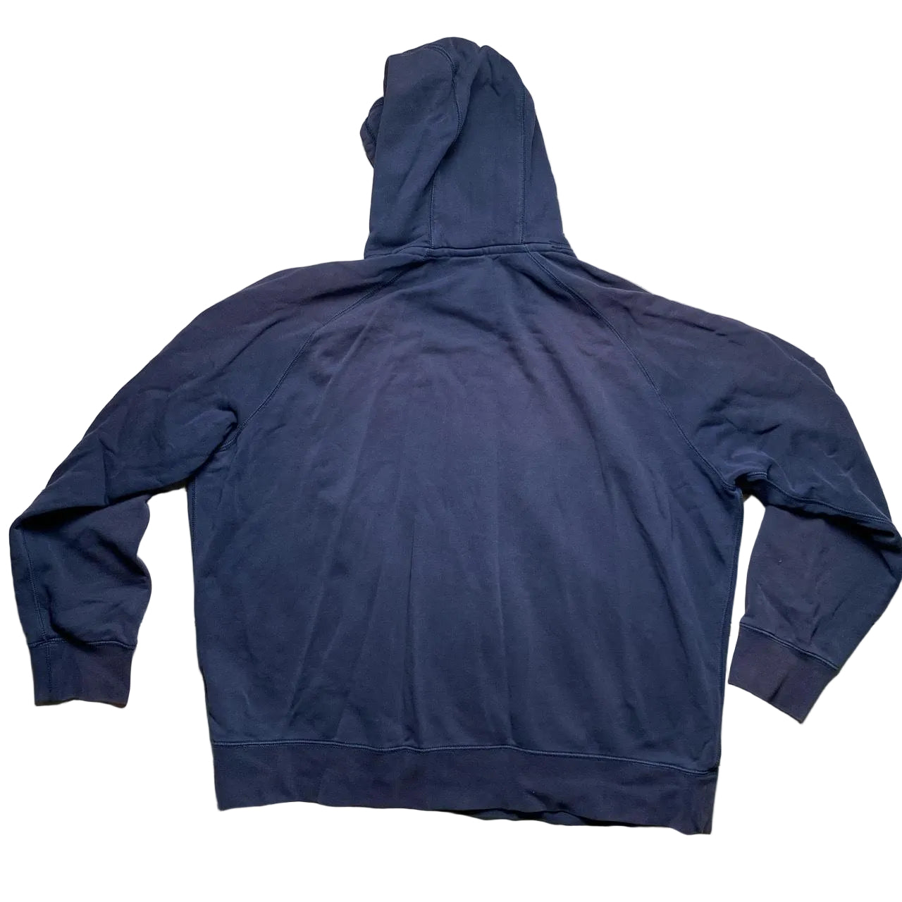 Nike Swoosh Navy and Grey Pullover Hoodie (2XL)